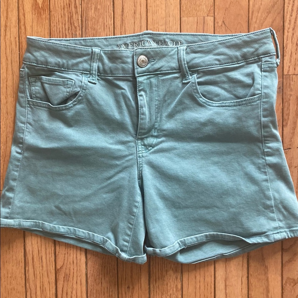 American Eagle Super Stretch Midi Shorts